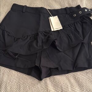 Navy skort with Ruffle